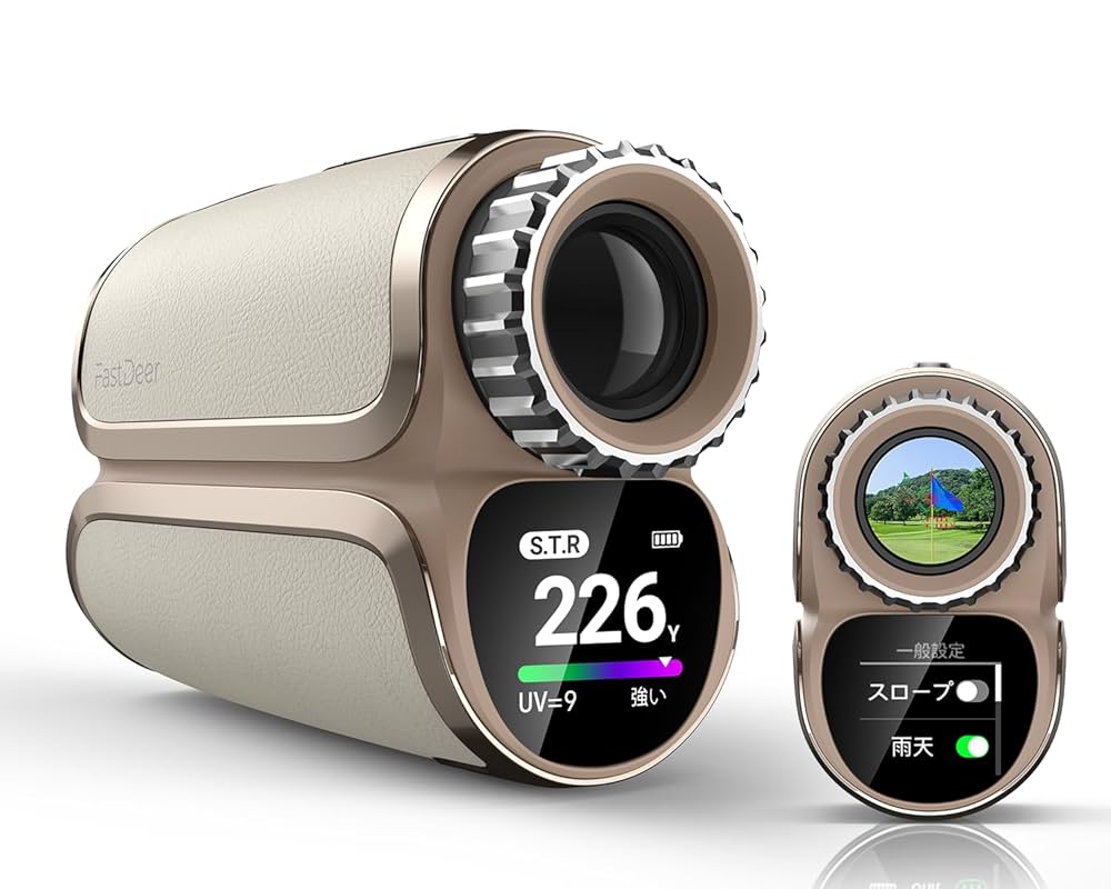 Amazon.co.jp: FastDeer ゴルフ 距離計 S2 高級牛革 フルカラー